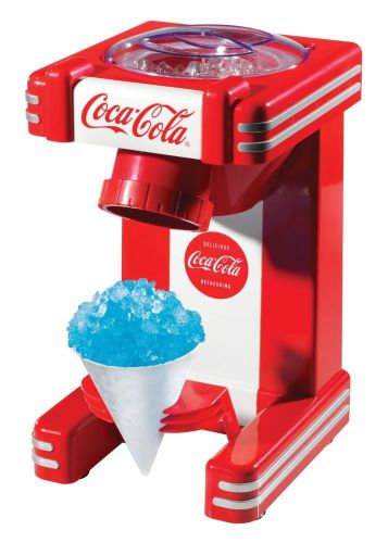 Nostalgia Electrics Coca Cola Series RSM702COKE Single Snow Cone Maker Ice NEW