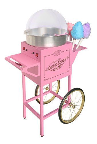 New nostalgia ccm-600 vintage collection large cotton candy cart machine maker for sale