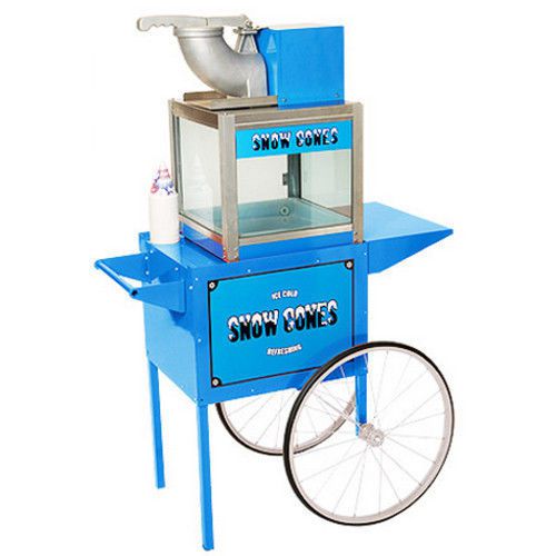 Benchmarkusa 71000 the snow bank snow cone machine 500 lbs./hour plus trolley for sale
