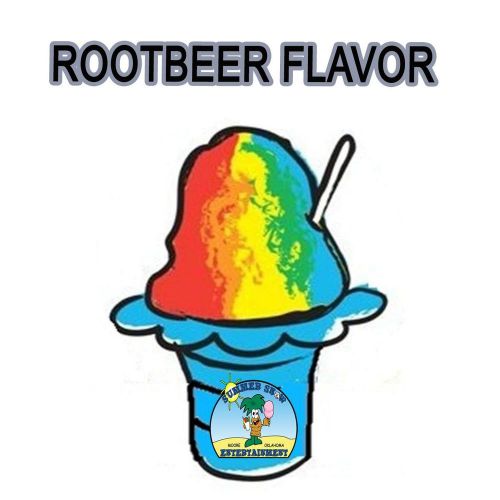 ROOTBEER MIX Snow CONE/SHAVED ICE Flavor QUART #1 CONCESSION SUPPLIES
