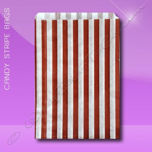 Candy Stripe Bags 7 x 9 –  Brown Stripes