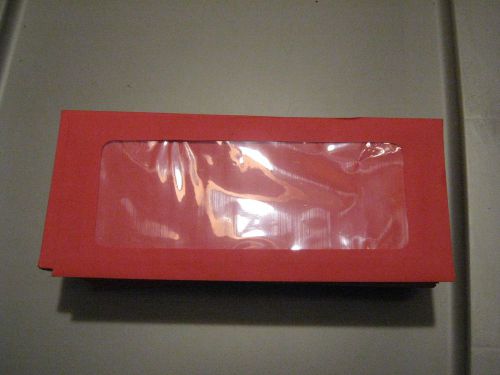 Red Window Envelopes – 25 each