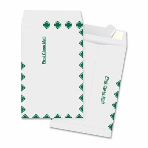 Business Source Catalog Envelopes, First Class, 6&#034;x9&#034;, 100/BX, White (BSN65857)