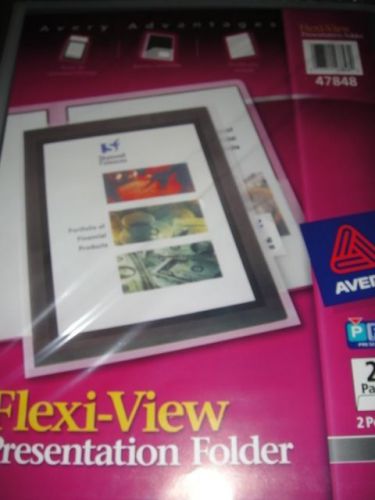 Avery Flexi-View Presentation Folder 47848 Lot of 2