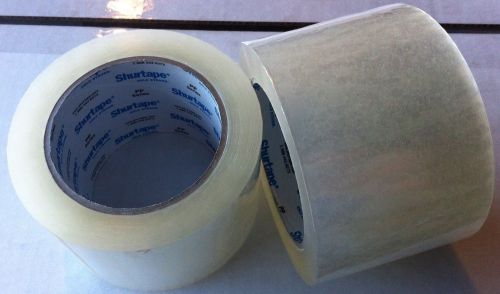 3 inch x 100 yards carton sealing tape 24 clear Shurtape brand Hold Strong