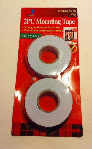 2 Pc Heavy Duty Mounting Tape Brand New In Package