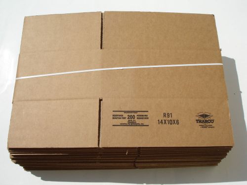 25 -14x10x6 Cardboard Box Mailing Packing Shipping Moving Box Corrugated Cartons