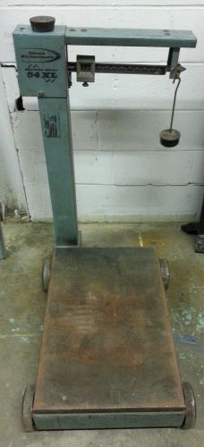 Howe Floor Scale 54 XL Vintage Industrial Decor Urban Factory Issue Working!