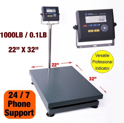 New 1000lb/0.1lb bench shipping scale | floor scale for sale