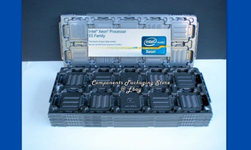 Socket lga 2011 cpu tray for xeon e7 v2 e5 v2 &amp; e5 series - qty 12 fits 120 cpus for sale
