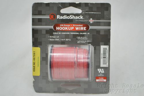 RadioShack 18-gauge stranded hookup wire 55-ft. roll red
