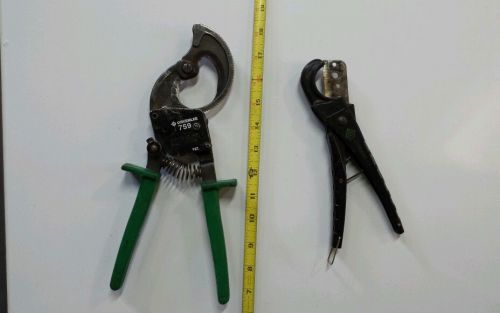 greenlee 759 ratcheting cable cutters and pipe cutters