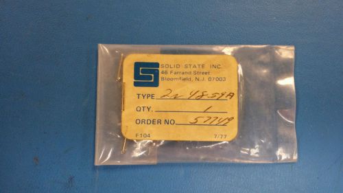 (1 PC) 2N4859A SOLID STATE JFET Transistor, -10V,TO-18