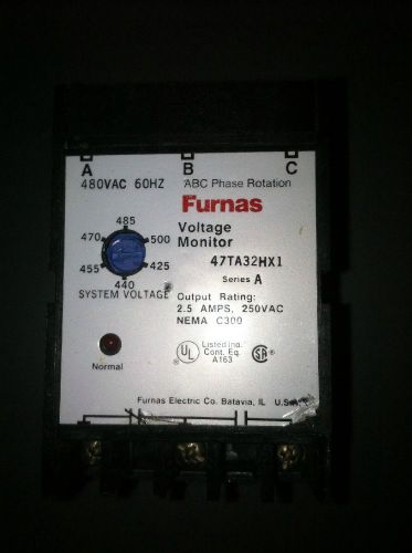 Furnas Voltage Monitor 47TA32HX1 480VAC 60HZ