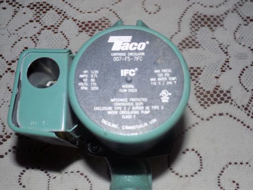 Taco 007-f5 cartridge circulator pump for sale