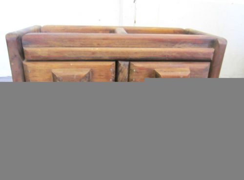 Vintage wooden spice shop bolt tool bin drawer organizer cabinet car parts shop for sale