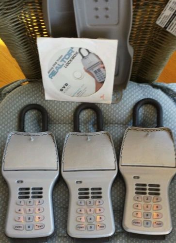 3 Sentrilock GEN2 Lock Boxes Key  Realtor lockboxes Cover Batteries CD Free Ship