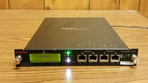 Mcafee gigabit active fail-open switch for sale