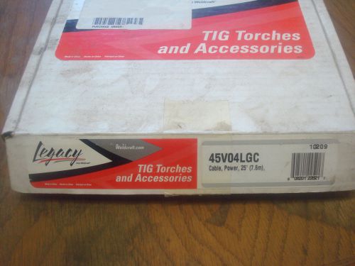 TIG TORCH POWER CABLE 45V04LGC  25&#039;