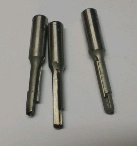 TWO (2)Amana Tool 51304 Stagger tooth 3/8&#034; dia. 1/2&#034; shank carbide router bits