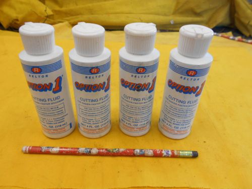 4 BOTTLES of CUTTING FLUID drilling tapping reaming sawing RELTON USA OPTION 1