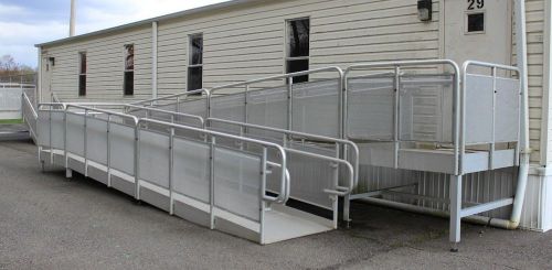 RAMPS, STEPS, PLATFORM DECK FOR Modular Buildings, Trailers.MANY SIZES. CAN SHIP