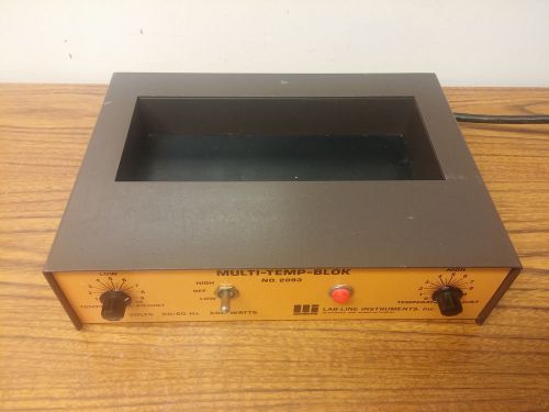 Lab-Line 2093 Multi-Temp-Blok Heater No inserts, Heats up