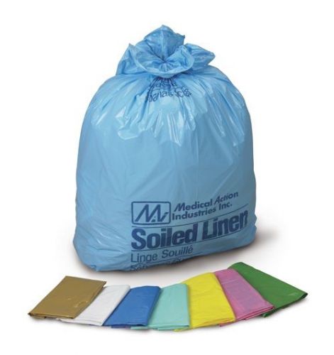 Medical Action Industries, Inc. Green Soiled-Linen Bags 250/cs