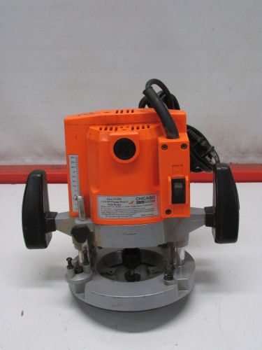 Chicago Router Model 43585 1-3/4 HP Plunge Router With Brake