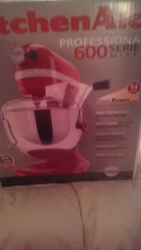 Kitchenaid professional 600 mixer - empire red kp26m1xer for sale