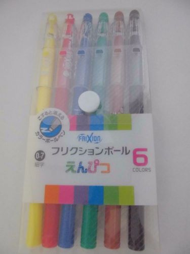 PILOT Friction Ball Pencil Erasable Ball Point Pen 6 color Brand New F/S