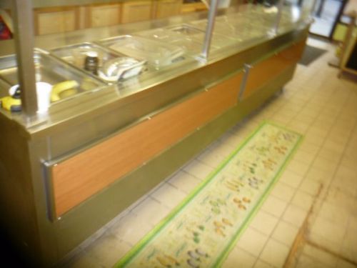 12&#039; cold salad bar for restaurant for sale