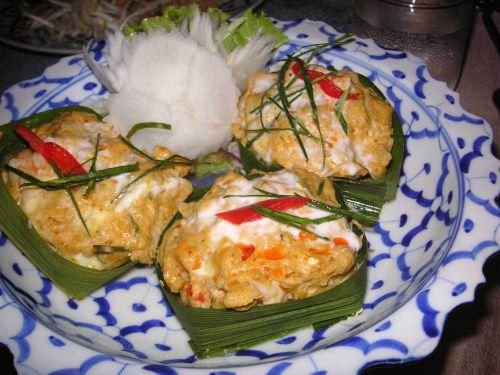 Thai Food Haw Mok Pla - STEAMED CURRIED FISHPDF Recipe PDF Email File Copy