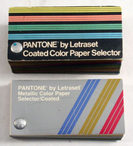 Pantone letraset coated color paper selector &amp; metallic color paper selector for sale