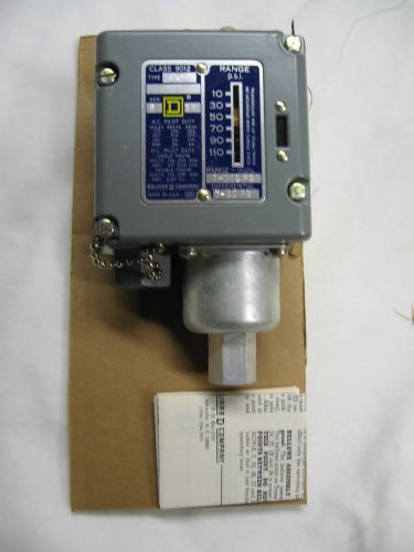 Square D Industrial Pressure Switch - 9012 - ACW-1 Series B. - 44-51 psi. - NOS