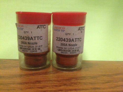 LOT of 2 American Torch Tip 220439ATTC 260A Nozzle 1 New 1 Used