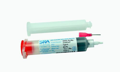 SRA 63/37  Solder Paste T5 - 35 Grams in a 10cc Syringe