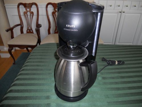 Krups Aroma Control Type 229 10 Cup Thermal Coffeemaker - Black MTE 12 1100 0