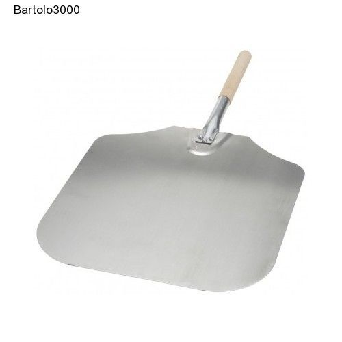 16 inch x 18 inch aluminum pizza peel wood handle bakers restaurant for sale