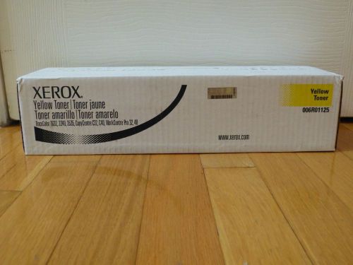 Genuine, New Xerox Yellow Toner Cartridge 006R01125 for Docucolor 3535