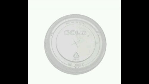 SOLO Brand Plastic Lids  640TS ,Clear NEW!! 2 sleeves of 100 ct. 12oz,16oz, 20oz
