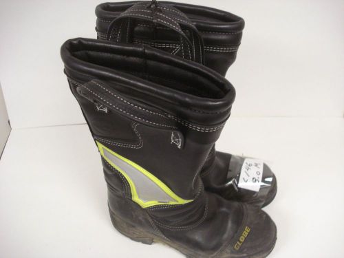 Globe supreme leather structural firefighter fire boots....08/11...8.0 m...l146 for sale