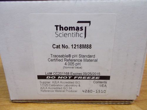 Thomas Scientific Traceable pH Standard 1218M88