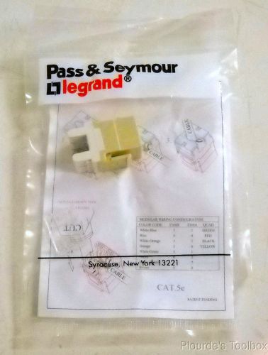 New, Pass &amp; Seymour Keystone Jack (box of 10) Category 5eUniversal Wiring...