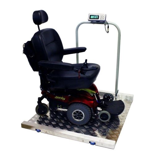 LW Measurements LWC800 Wheelchair Scale - 800lb x 0.2lb - 42&#034; x 39&#034; Platform