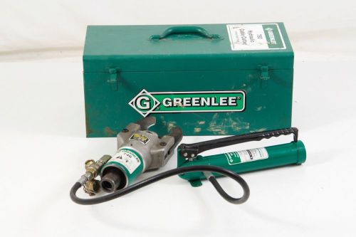 Greenlee 751 cable cutter head 746 hydraulic ram and 767 pump for sale