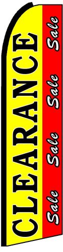 Clearance Sale  King  Size  Polyester Swooper Flag banner sign