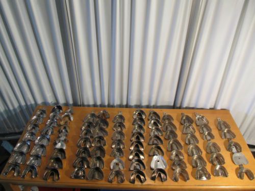 97 DENTAL MOLD IMPRESSION TRAYS- wide variety, 12 in pkgs,15 never used