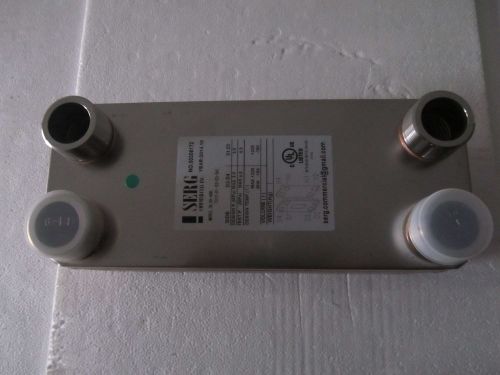 Brazed plate heat exchanger bl30-40 (40 plates) 1-1/4&#039;&#039; npt connection for sale