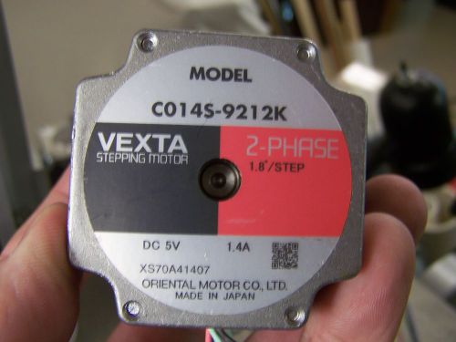 Oriental motor vexta stepper motor .250 shaft fits rino worm gearbox for cnc for sale